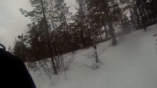 Катание на сноуборде за снегоходом 1 смотреть онлайн