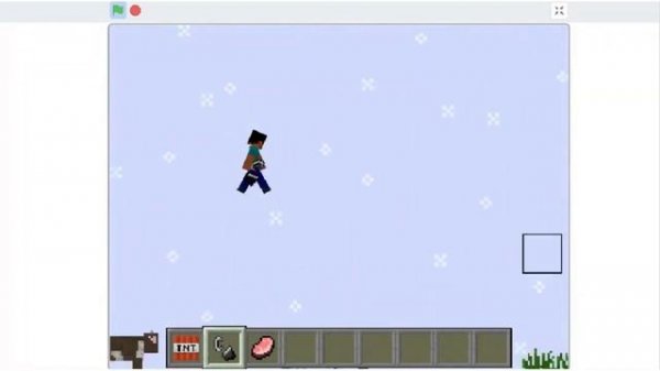 Paper Minecraft - Scratch Gameplay