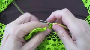 БОЛЬШАЯ АЖУРНАЯ САЛФЕТКА. ЧАСТЬ 3