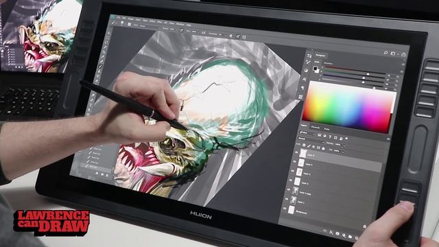 Draw PREDATOR: Huion Kamvas GT-221 Pro смотреть онлайн