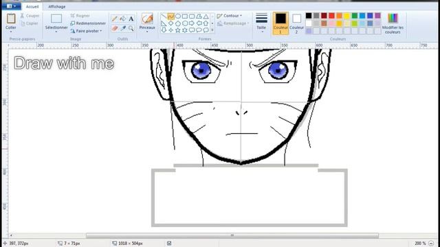 How to draw naruto| in computer| ms paint | Ms paint art (SpeedPaint/Speededit ) смотреть онлайн