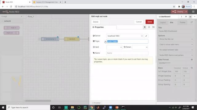 Membuat Dashboard IOT menggunakan Node Red + MQTT смотреть онлайн