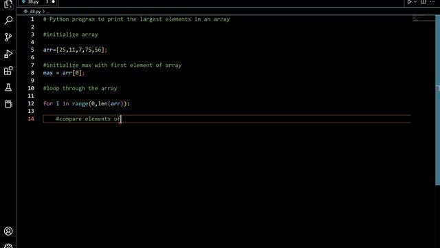 #32 Python Program for Beginners | To Print the Largest Elements in an Array смотреть онлайн