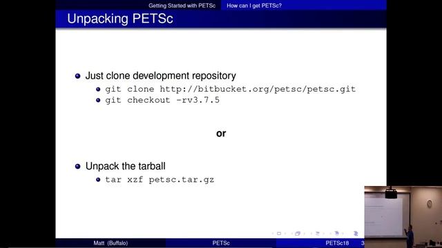 Tutorial: Introduction to PETSc - part 1 смотреть онлайн