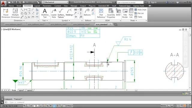 AutoCAD Mechanical 2014 смотреть онлайн