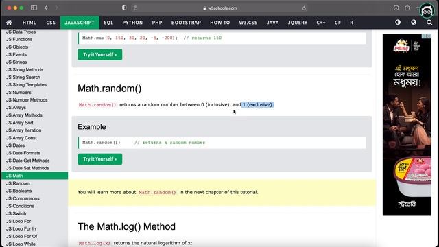 #30 JavaScript Bangla Tutorial | JavaScript Math смотреть онлайн