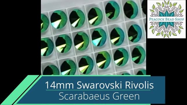 Swarovski Crystal Rivolis Scarabaeus Green смотреть онлайн