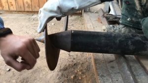 Как сделать винтовую сваю с  литым наконечником самостоятельно