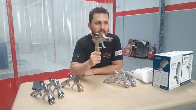 Pistola de pintura Avalon W400 - pintura automotiva смотреть онлайн