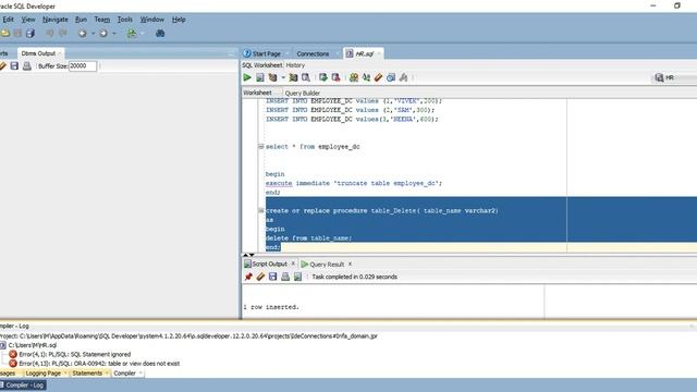 Execute Immediate in PL/SQL Explained with example. смотреть онлайн
