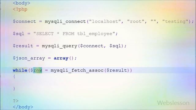 MySQL data convert into JSON format смотреть онлайн
