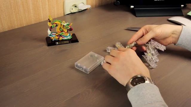 0006 Новогодняя супер ФОТО гирлянда [Посылка из Китая] смотреть онлайн