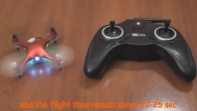 Eachine CG022 2.4GHz, 4Ch, 6 Axis Gyro + Headless Mode, Mini RC Quadcopter (RTF) смотреть онлайн
