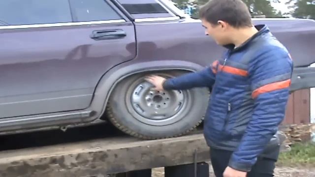 Как правильно посадить авто!!! Занижаем Ваз 2107 и передний привод. смотреть онлайн