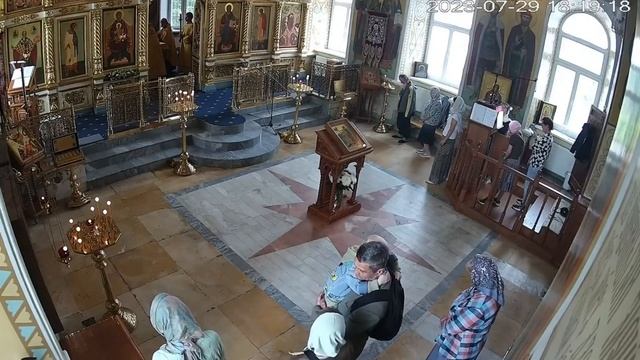 29.07.2023 года. Всенощное бдение. Прямая трансляция. смотреть онлайн