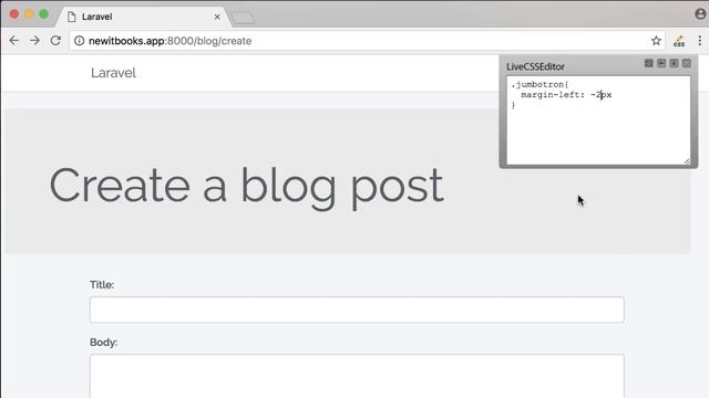013 applying custom css styling with live css editor in laravel смотреть онлайн