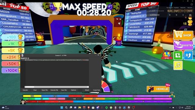[NEW] ROBLOX Max Speed Halloween Script GUI | Auto Click & Auto Win | More | *PASTEBIN 2022* смотреть онлайн