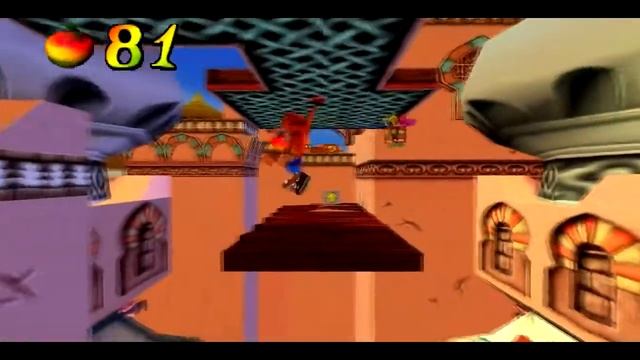 Crash Bandicoot 3: Warped 7 уровень "Подвесь выше". Прохождение смотреть онлайн