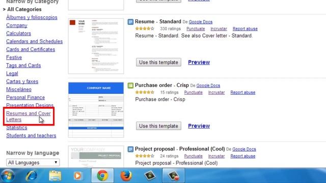 How To Create A Resume In Google Drive