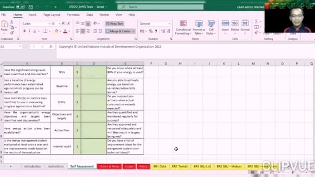 ENERGY MANAGEMENT SYSTEM IN ONE MS EXCEL FILE TEMPLATE смотреть онлайн