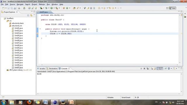 Java cơ bản 37 Enum 1 смотреть онлайн