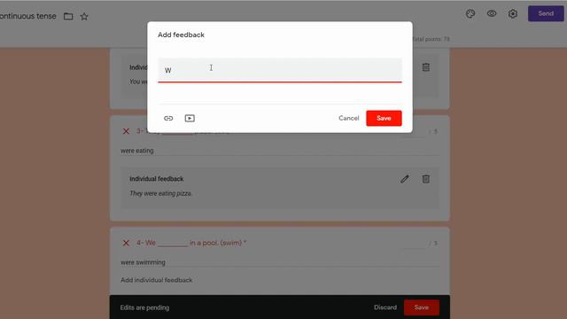 Correction worksheet of Past continuous Tense смотреть онлайн
