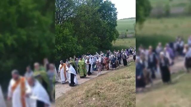 Крестный ход Браиловка-Павловка, Храмовый праздник День Святого Духа. Радость!!! смотреть онлайн