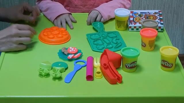 Пластилин Плей До Play Doh Пицца. Лепка из пластилина с детьми смотреть онлайн