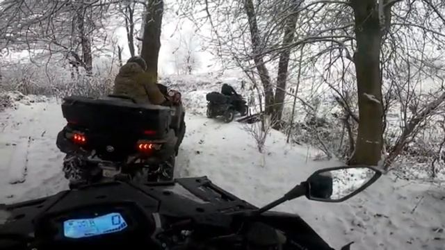 Покатушки на Квадроциклах Зимой !!! смотреть онлайн