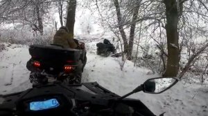 Покатушки на Квадроциклах Зимой !!!