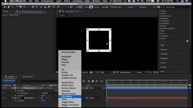 How to Animate Shape Strokes смотреть онлайн