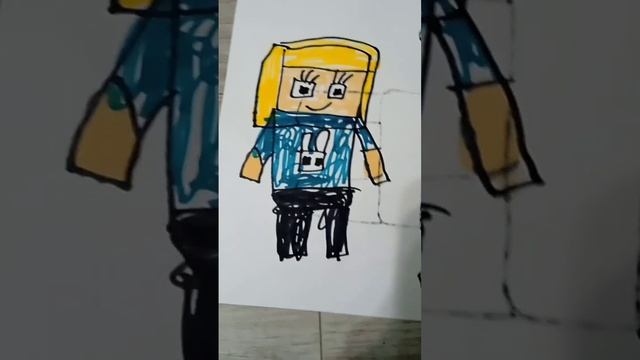 Рисунок майнкрафт юни