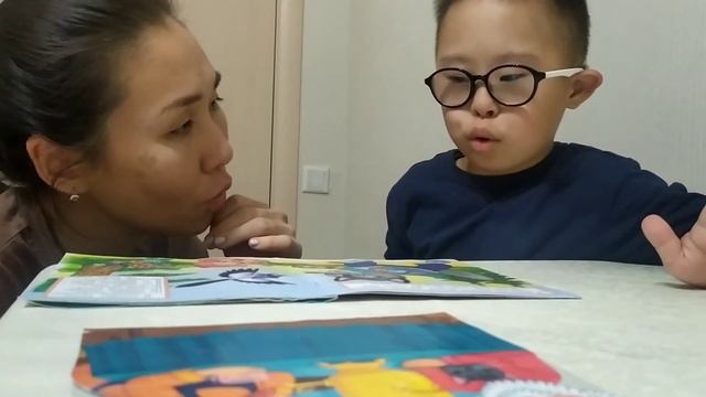 Чтение сказки "Колобок". Опорные слова. Жанторе 5,5 лет. Домашнее задание смотреть онлайн
