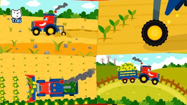 [ES, PT Sub] Police Car And Police Officer ♪ | Nursery Rhymes Compilation 10m | Car Songs★TidiKids