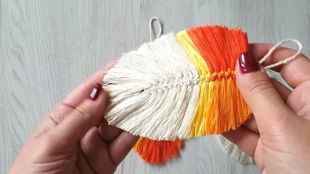 DIY: ОСЕННИЙ ДЕКОР КОМНАТЫ. Ключница Стринг арт, перо из ниток, осенние поделки своими руками. смотреть онлайн