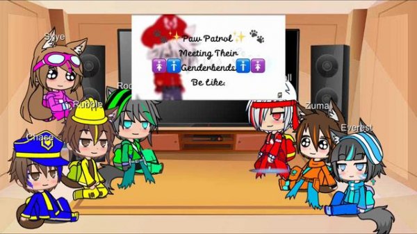 Paw Patrol reaction| Gacha club | Paw Patrol