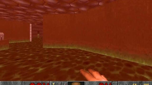 Doom level E2M6, Halls of the Damned: Red key смотреть онлайн