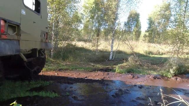 Вездеход "Лесник-Турист-М" в экстремальных условиях, часть 1. смотреть онлайн