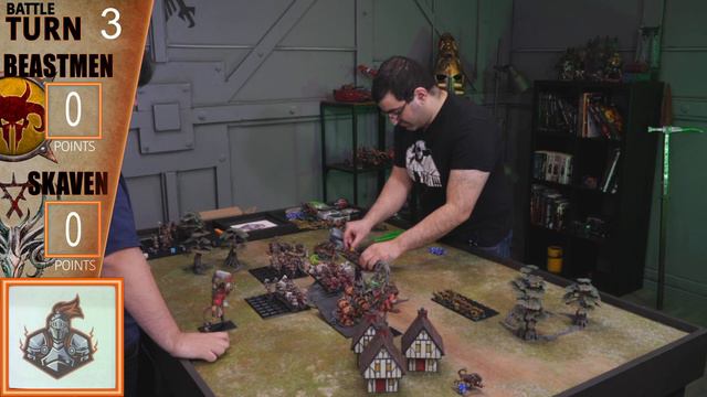 Skaven Vs Beastmen - Warhammer Old World Battle Report - NKG Live