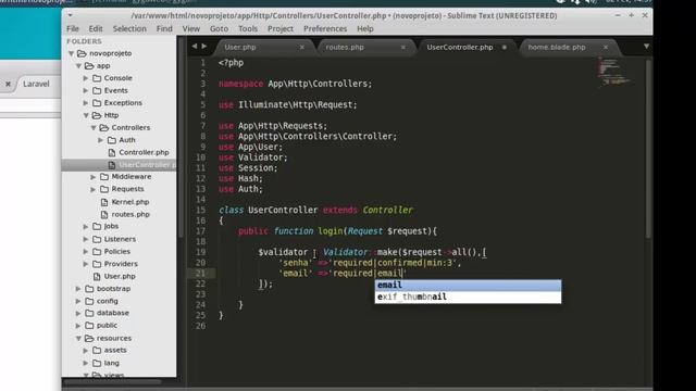 Instalação e Login com Laravel 5.2 - Parte 2 смотреть онлайн