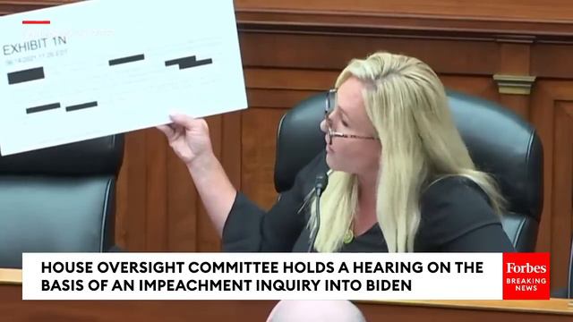 IMPEACHMENT INQUIRY CHAOS: Marjorie Taylor Greene Clashes With AOC, Raskin Over Displayed Picture смотреть онлайн