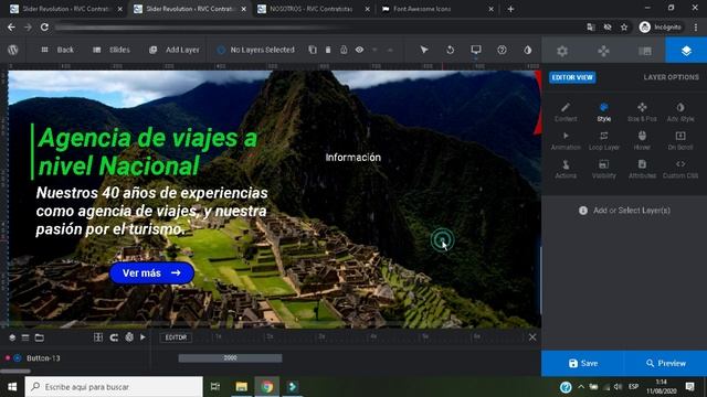SLIDER REVOLUTION 6.0 TUTORIAL EN ESPAÑOL para Wordpress (PLUGIN DE WORDPRESS AVANZADO 2021) | #1 ? смотреть онлайн