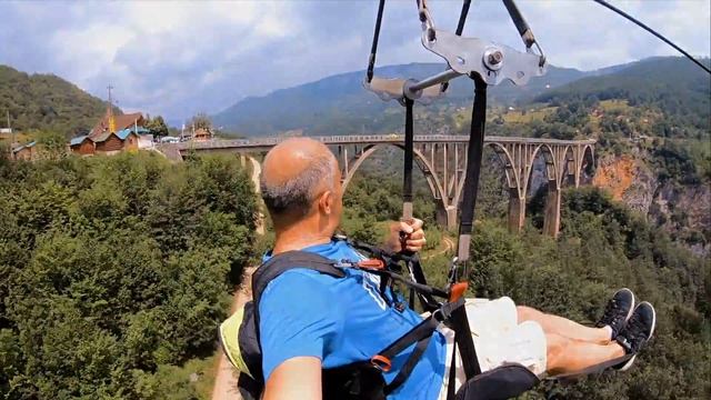 Черногория. Каньон реки Тара. Tara Zipline.Montenegro. смотреть онлайн