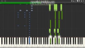 Super Mario Galaxy - Bouldergeist Theme Piano Tutorial Synthesia