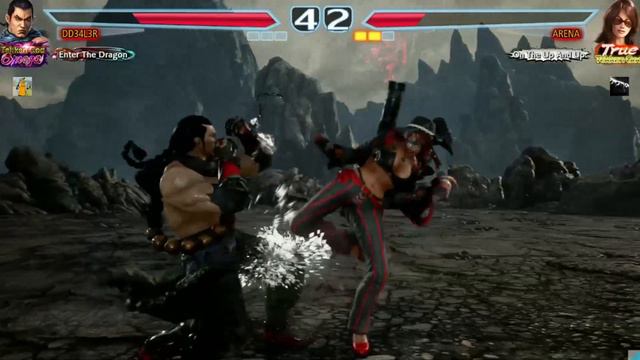 KENPO VS SAVATE - TEKKEN 7 - Feng Wei [LEGEND STAR] VS Katarina [ARENA] смотреть онлайн