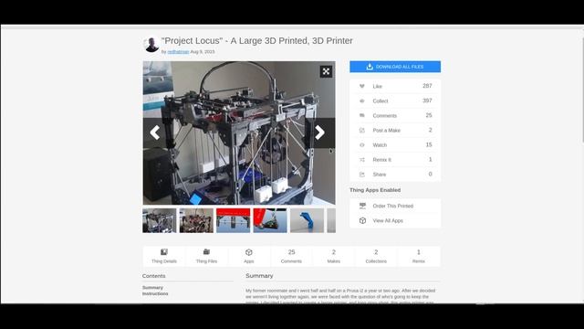 #1 3D принтер своими руками.Обзор. смотреть онлайн