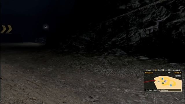 Euro Truck Simulator 2 - Driving in rain/night смотреть онлайн