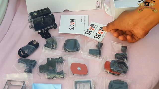 My action camera//sj6 legend//unboxing and review//my setup//parbat the rider vlog смотреть онлайн