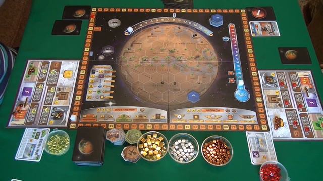 173 Покорение Марса 1/2 часть играем в настольную игру. Terraforming Mars смотреть онлайн