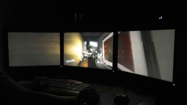 NAKOS Video - FEAR 2 - Nvidia Surround - EVGA GTX590 Quad SLI - 5760x1200.avi смотреть онлайн
